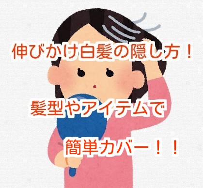 伸びかけ白髪の隠し方 生え際や分け目を簡単にカバーする方法は 髪型or一時染め ラブヘアー